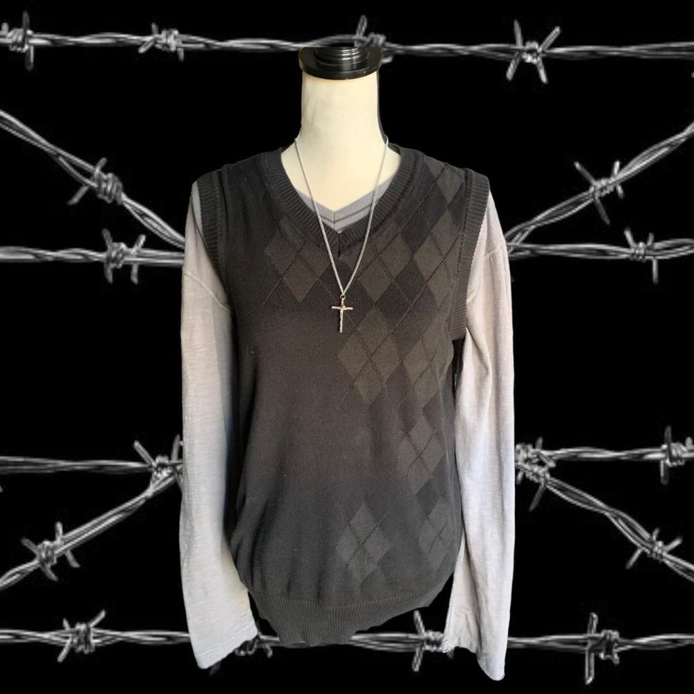 Converse gray long sleeve T- shirt